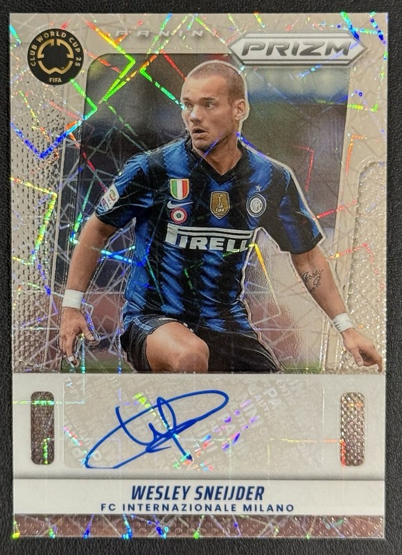 2025 Panini Prizm FIFA Club World Cup WESLEY SNEIJDER Velocity Auto #FA-WS SSP
