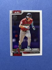 Topps Corbin Carroll Arizona Diamondbacks Outfielder Major League Baseball Card