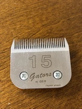 Geib Gators Clipper Blade Stainless Steel Size # 15 Detachable