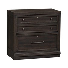 Harvest Home Black Bunching Lateral File Cabinet
