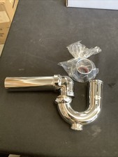 Keenly Manufacturing 1.5  17 Gauge Sink Trap Chrome. 461XF-6PC.