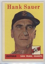 1958 Topps Hank Sauer #378 0l4h