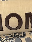 Linen “Home” Throw Pillow - Home Decor Approx.  20” W x 12”H — photo 6