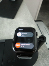 Apple Watch Series 5 44mm Space Grau Aluminiumgehäuse mit Anthrazit/Schwarz