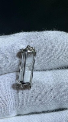 Charms Anhänger Sterling Silber .925 Vintage Sand Sand Timer
