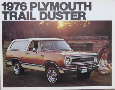 1976 Plymouth Trail Duster USA Prospekt brochure, 6 Seiten