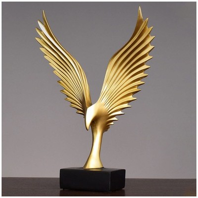 ARTFILIF Spreads its Wings Ornaments Eagle Figurine Office Desk Decoration Cr...