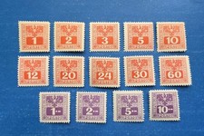Austria Stamps, Scott J175-J188 Complete Set MNH