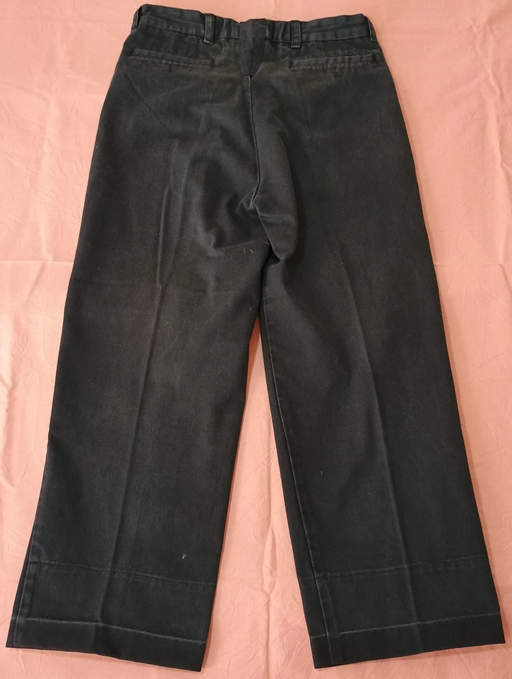 Genuine School Uniform Boys Size 16 Dress Pants 4 Pockets Navy Blue Cotton Blend - Image 4 of 4