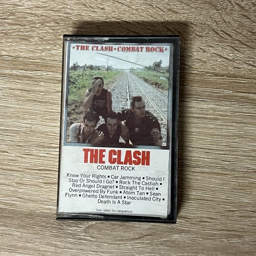 THE CLASH - Combat Rock - 1982 Cassette Tape Epic Records