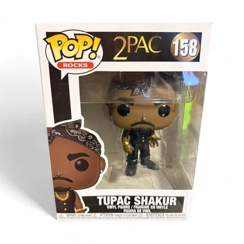 Funko Pop! Rocks: 2Pac, Tupac Shakur #158 - Mint Condition - w/ Protector