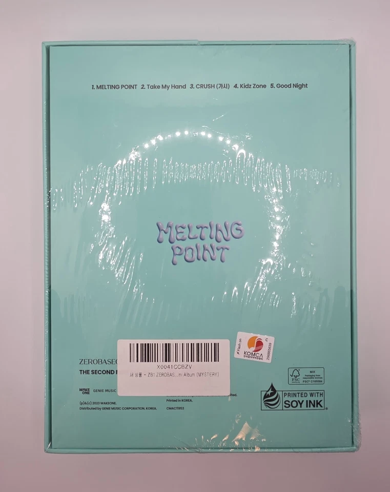 ZB1 ZEROBASEONE MELTING POINT 2nd Mini Album (MYSTERY) - Brand New & Sealed! USA Foto 2 de 4