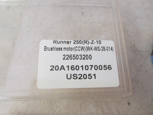Walkera Runner 250-Z-10 Brushless CCW Motor NIP RC - Picture 3 of 5