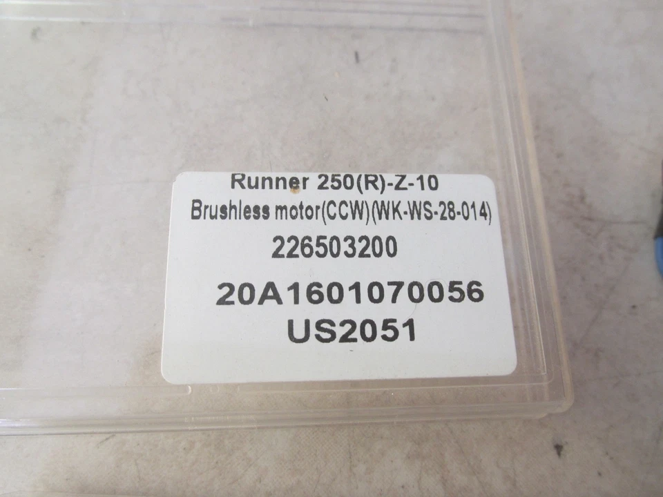 Walkera Runner 250-Z-10 Brushless CCW Motor NIP RC - Image 3 of 4