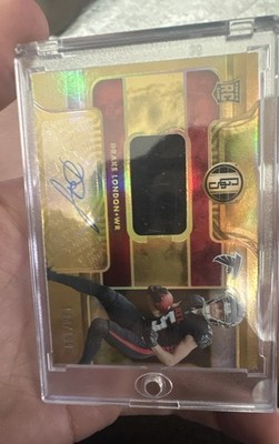 2022 Panini Gold Standard - Rookie Jersey Autographs Drake London #212 /199 (AU,