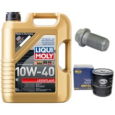 Motoröl Filter Set 10W-40 5 Liter + Ölablassschraube für Toyota Camry 3.0 190 PS