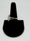 Djoy 925 Sterling Silver Cluster Ring – Large Round Clear Stones – Size 9 — photo 3