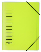 Pagna 40056-05 Organiser File DIN A4 Cardboard with Polypropylene Cover Yellow y