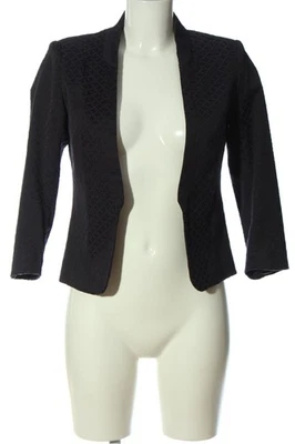 H&M Blazer court Dames Blazer T EU 34 noir style décontracté - Photo 1/4