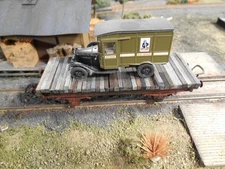 HO Roco Freight Railway Car Custom Detailed Hand Painted Weathered #3174