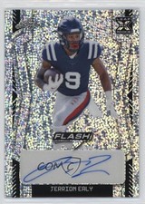 2022 Leaf Flash Silver Metalized Sparkles /40 Jerrion Ealy #BA-JE1 Auto 0b2