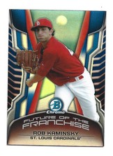 /99 Blue Refractor Mini Chrome 2014 Bowman Draft Rob Kaminsky #FF-RK Baseball RC