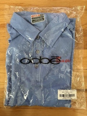 Oobe Chick-fil-A Men's Leadership Marco Polo Shirt - French Blue - 2XL