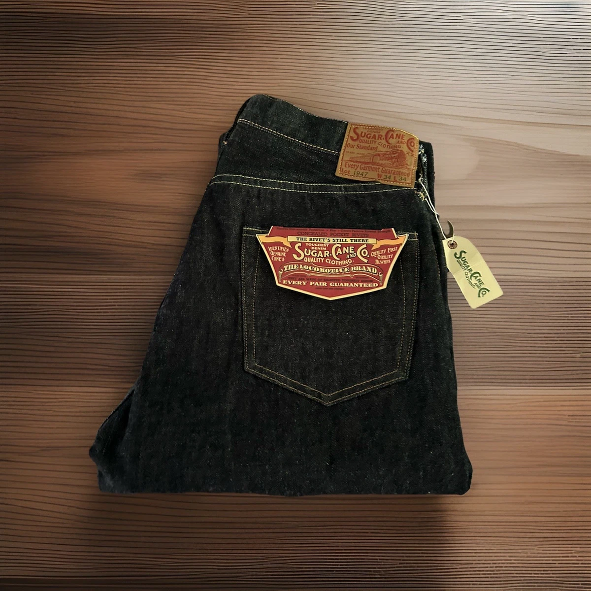 Sugar Cane Blue Regular Size Jeans for Men | eBay