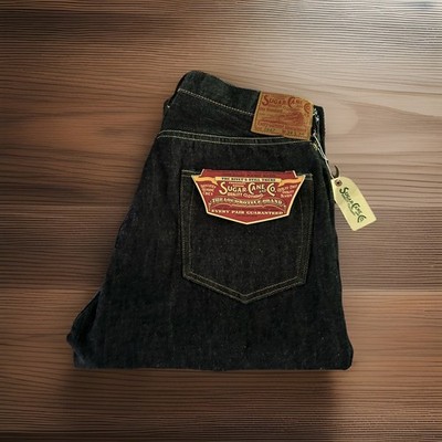 Sugar Cane 1947 Selvedge Denim Jeans 34 Indigo Straight NWT Made In Japan 