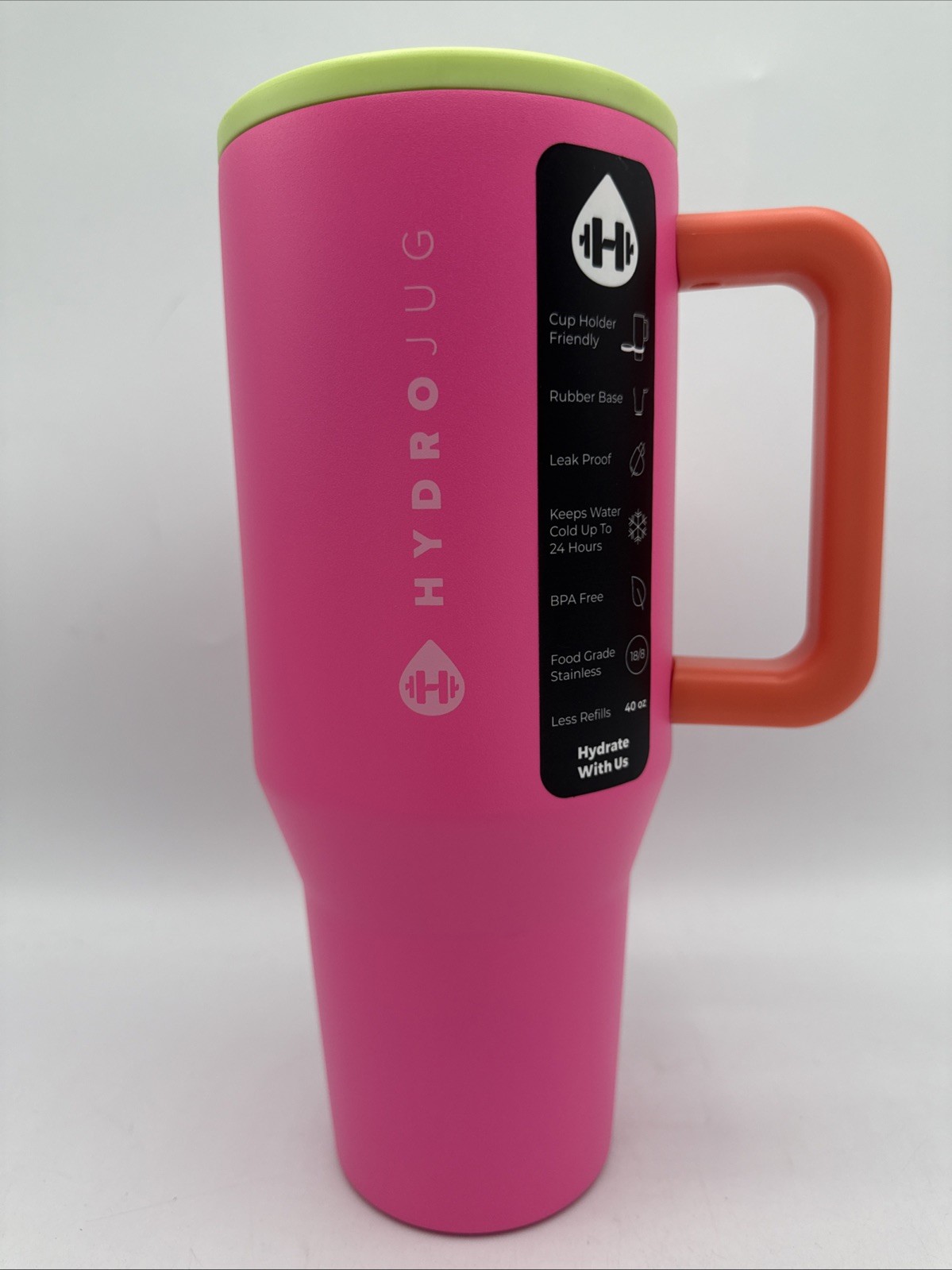 40 Oz Leak Proof Insulated Tumbler With Flip Straw