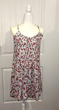 Time And Tru Womens Multicolored Floral Dress Size S (4-6)