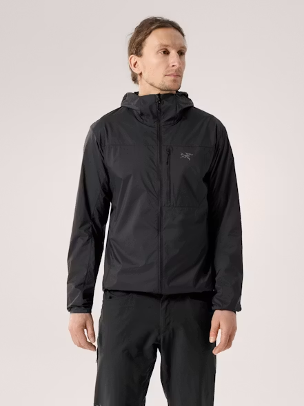 NEW Arc'teryx Squamish Hoody Men's MEDIUM | Light Compressible Windshell