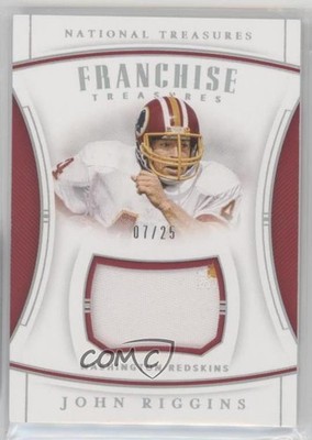 2019 Panini National Treasures Franchise Prime 7/25 John Riggins #FT-26 HOF a8r