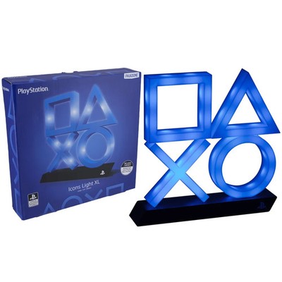 Playstation 5 Lampe Icons Light XL weiß/blau