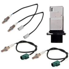 F+R Oxygen o2 Sensor + Mass Airflow MAF Sensor for Nissan Titan 5.6L 2008-2009