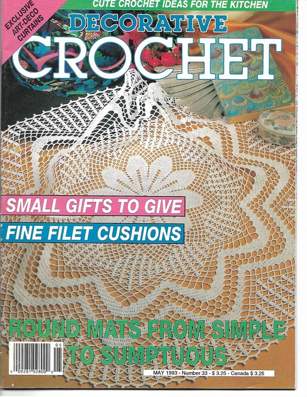 Decorative Crochet Magazine - May 1993 Number 33 Issue