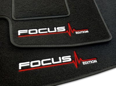 VELOURS FUßMATTEN für FORD FOCUS MK2 (2004 - 2011) + FOCUS Edition