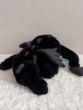 Jellycat Large Onyx Dragon Rare Retired Fast Shipping