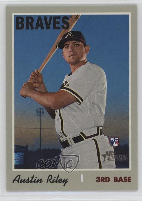 2019 Topps Heritage High Number Austin Riley #614 06k9
