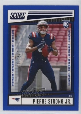 2022 Score Rookies Showcase 49/100 Pierre Strong Jr #337 Rookie RC s1i