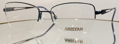 Originale ARISTAR BY CHARMANT AR30804 543 Eyeglasses BLUE New Semirimless 53-17