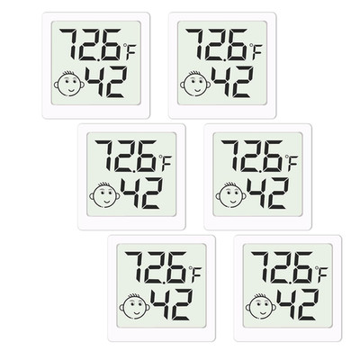 Mini Humidity Meter Hygrometer 6 Pack Room Thermometer Indoor Digital Temperatur