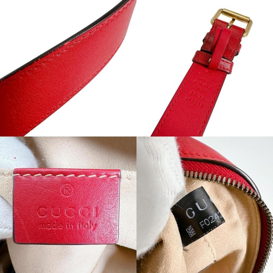 GUCCI Bag: GG Marmont 476434 Red W18H12.5D5cm w/dust bag strap