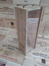 Wooden Wine Box Crate with Lid ~ Niepoort, Portugal ~ Magnum bottle box, Storage