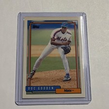 Topps Doc Gooden #725 New York Mets 1992 Topps MLB Baseball Card
