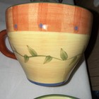 Pfaltzgraff Napoli Stoneware Coffee Soup Cup Mug 16oz Set of 6 Hand Painted — photo 4
