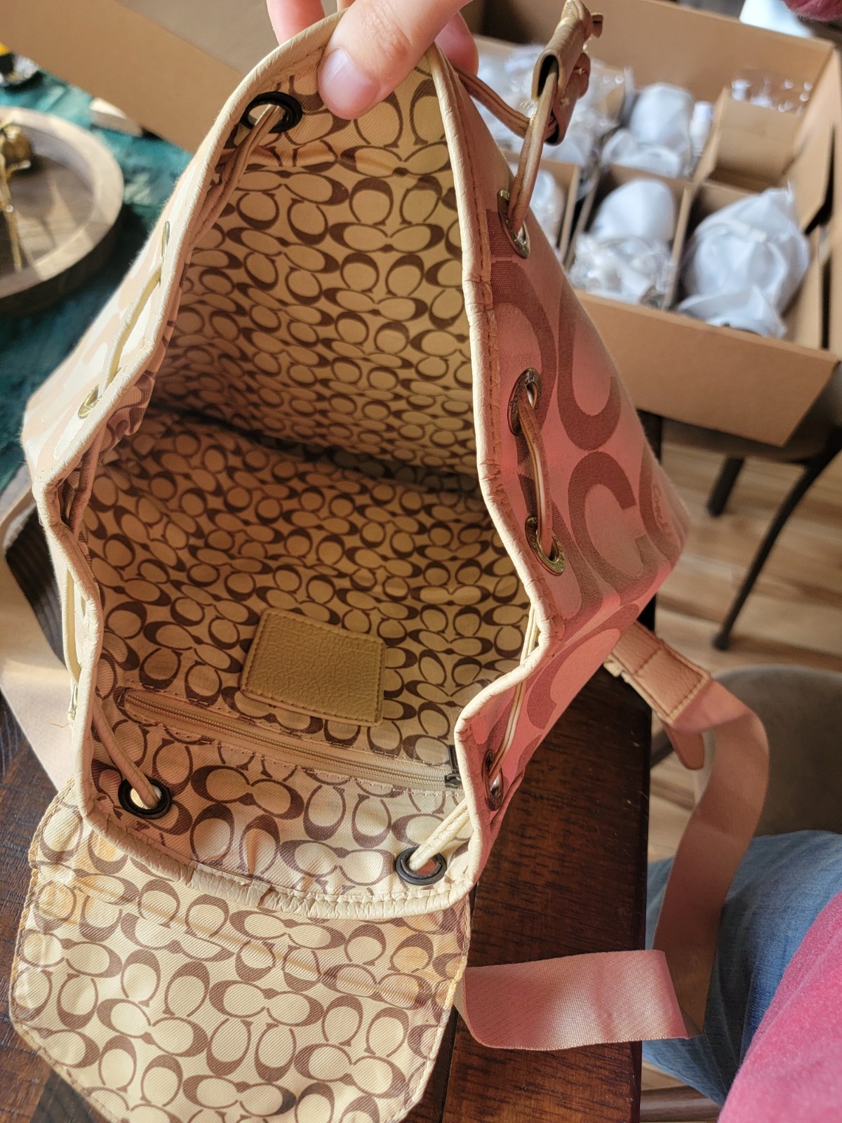 Coach Backpack - image 3