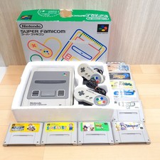 Lot Console Nintendo Super Famicom SNES Japon avec 10 jeux SHVC-001 SFC