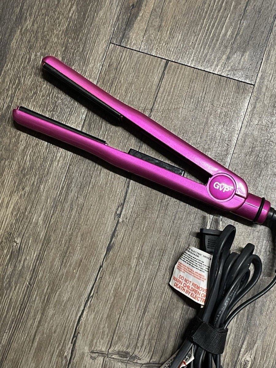 GVP Ionic 1 Inch Ceramic Straightening Flat Iron Pink Model 264836
