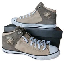 Mens 11.5 Converse CTAS High Street Mid Shoes Brown Vintage Cargo Truffle New